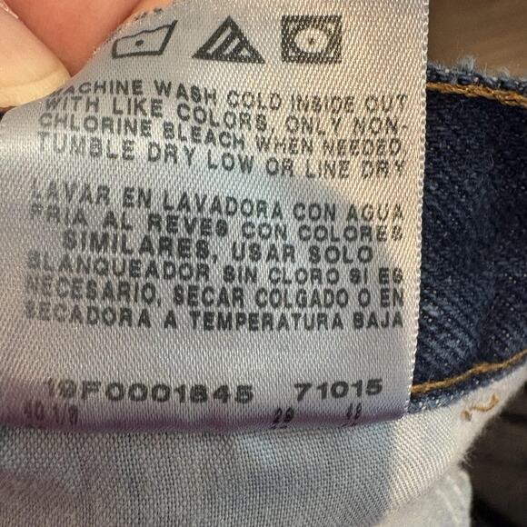 Rustler Jeans Mens 38x29 Blue Denim Relaxed Fit Straight Leg Classic 87619PW - Picture 12 of 13